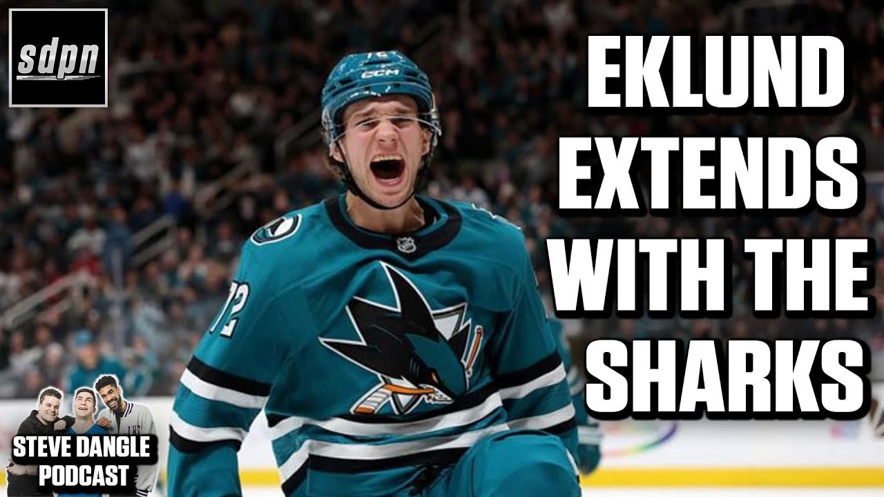 William Eklund re-signs with San Jose Sharks