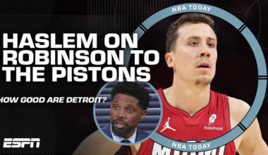 Udonis Haslem says Duncan Robinson can FREE UP Cade Cunningham on the Pistons | NBA Today