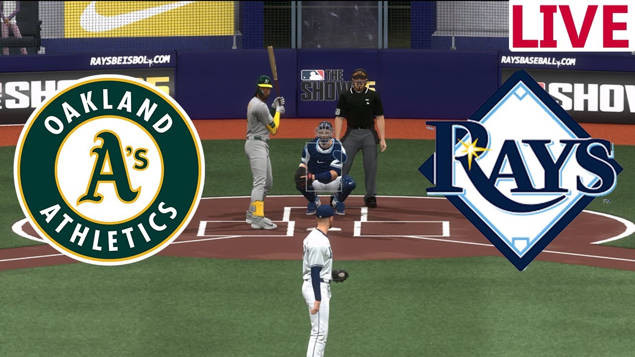🔴LIVE 🔴Oakland Athletics VS Tampa Bay Rays/July  01/ Baseball  Envivo/MLB THE SHOW 25