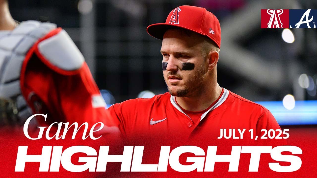 Angels vs. Braves Game Highlights (7/1/25) | MLB Highlights