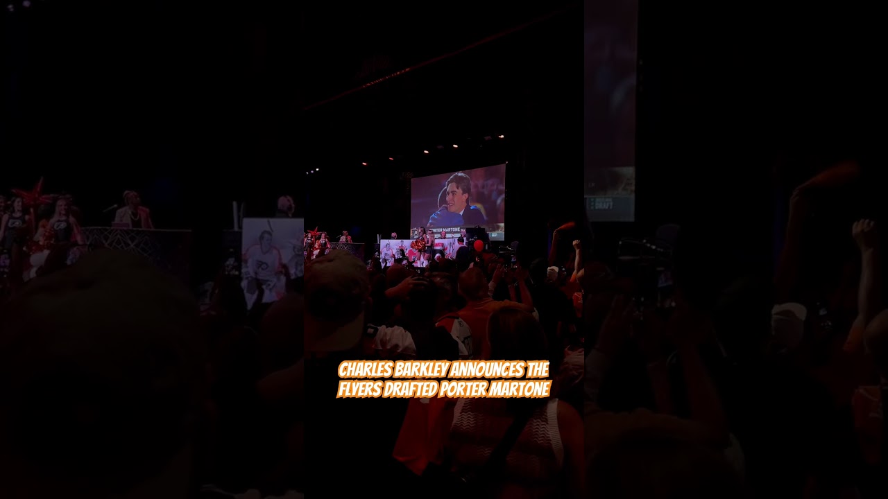 Charla Barkley announces the newest member of the Philadelphia Flyers || USP #shorts