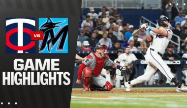 Twins vs. Marlins Game Highlights (7/1/25) | MLB Highlights