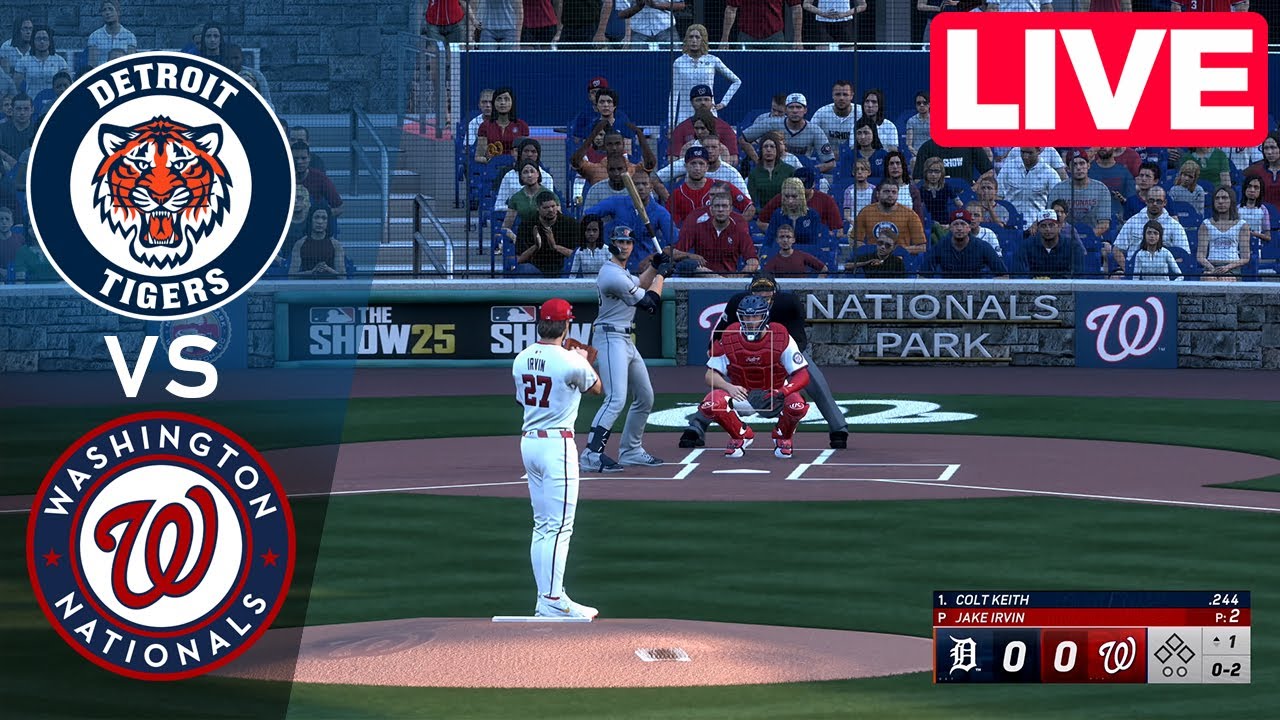 MLB LIVE🔴 Detroit Tigers vs Washington Nationals - Jul 2, 2025 | Full Game MLB 2025 EN VIVO