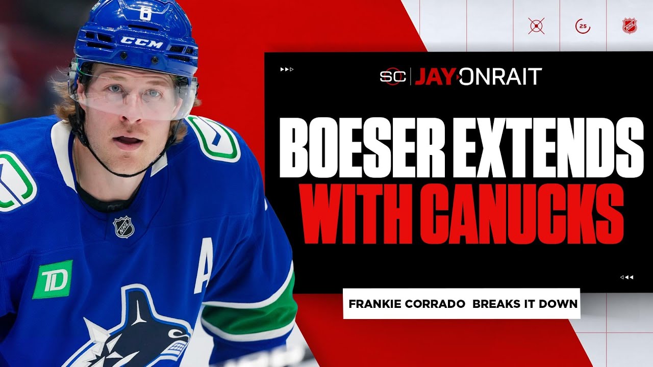 How surprising is it that Boeser stayed in Vancouver?