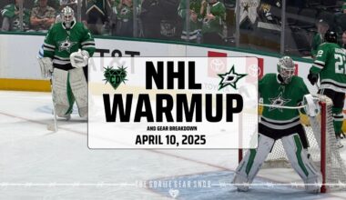 NHL Warmup & Gear Breakdown | Dallas Stars | Jake Oettinger & Casey DeSmith