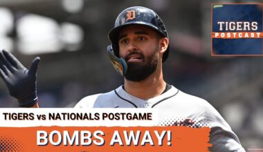 TIGERS POSTCAST: BOMBS AWAY! Detroit Tigers CRUSH Washington Nationals, Riley Greene 2 Homers, 6 RBI
