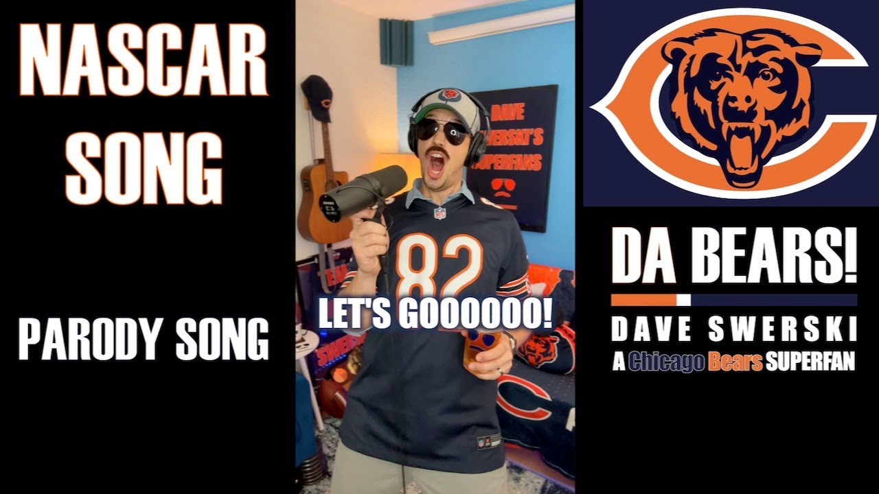 NASCAR Chicago Street Race, you say?... 😎 A Chicago Bears SUPERFAN Parody Song 🕺🏻🎬🐻⬇️