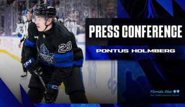 Live | Pontus Holmberg Press Conference