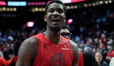 [Katz] League sources tell The Athletic that the Rockets and Suns are working on expanding the KD trade into a deal that would involve a league-record 7 teams. Other teams involved in negotiations at the moment include the Hawks, Nets, Warriors, Lakers and Timberwolves, league sources say.