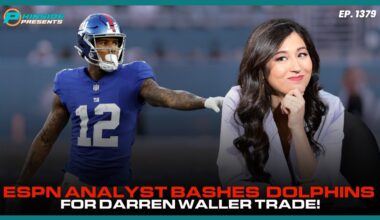ESPN Analyst BASHES The Miami Dolphins For Darren Waller Trade!