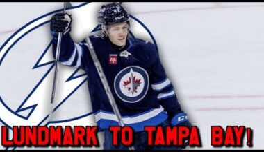 Tampa Bay Lightning Sign Simon Lundmark to 2x775K Contract!! Jets Fan Reaction!!