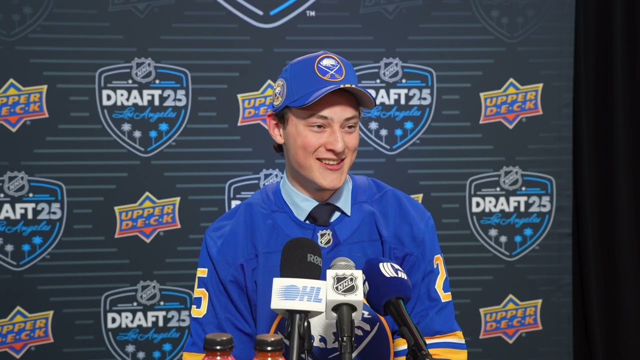 2025 NHL Draft Media Availability - David Bedkowski (71st Overall, Buffalo Sabres)