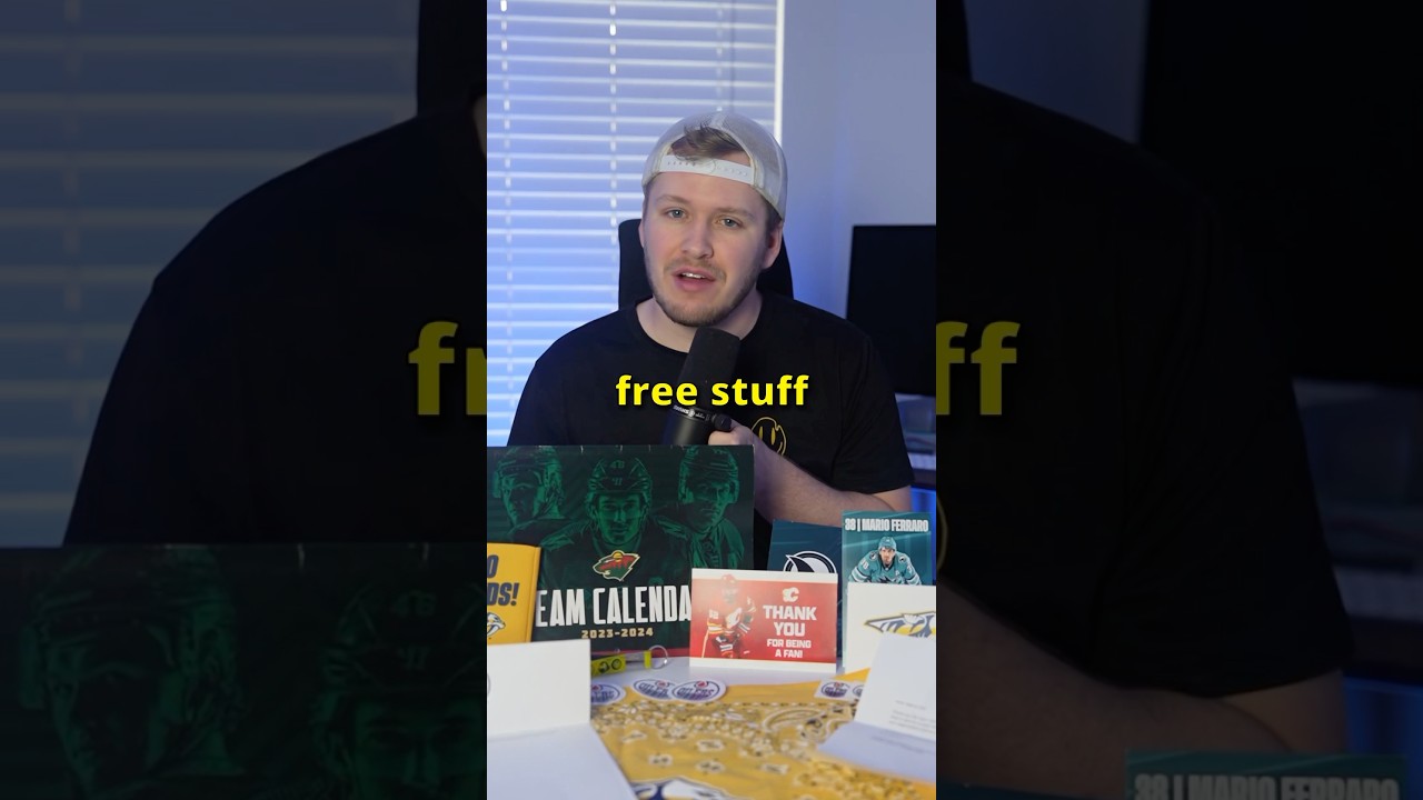 Asking Every NHL for Free Merch #nhl #hockey