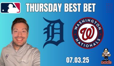Detroit Tigers vs Washington Nationals - MLB Picks & Predictions 7/3/25 - FREE MLB Best Bets & Odds