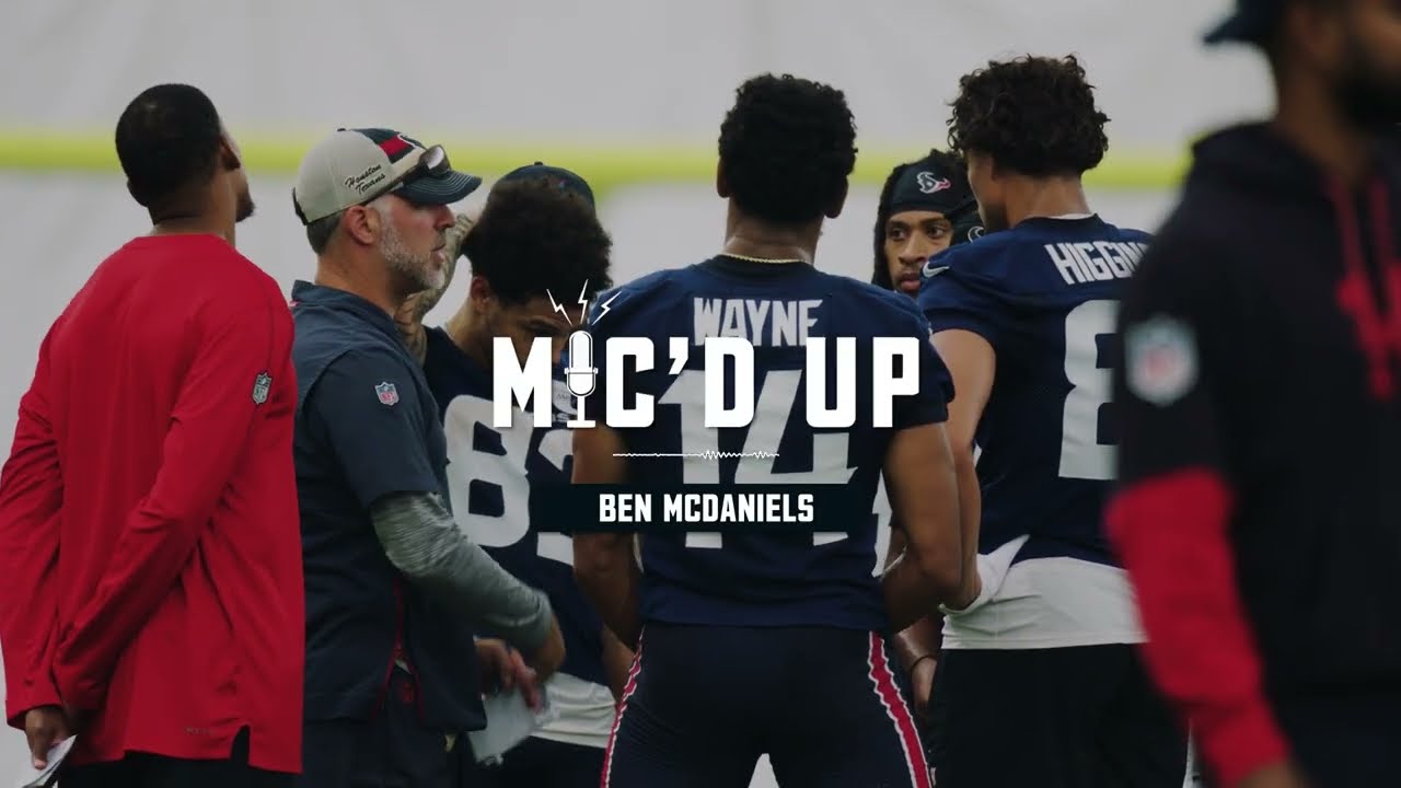 Texans WR Coach Ben McDaniels Mic’d Up at OTAs | Full Field Access