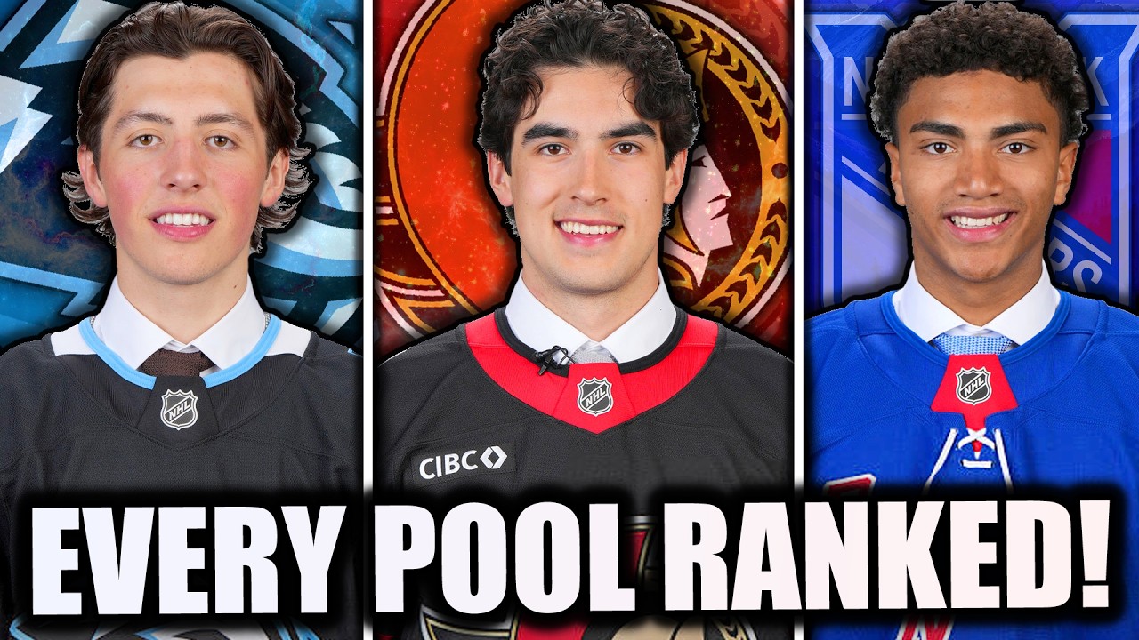 POST-2025 NHL DRAFT PROSPECT POOL RANKINGS!