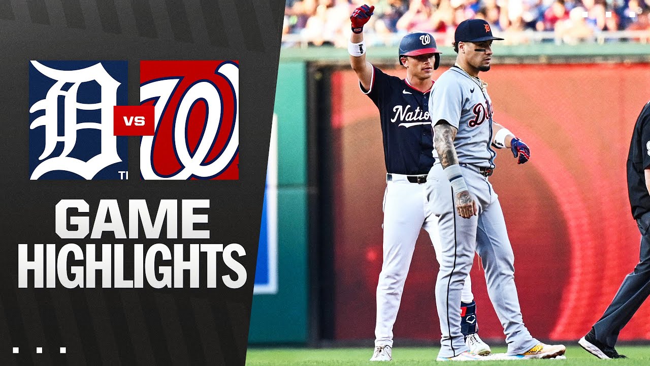 Tigers vs. Nationals Highlights (7/3/25) | MLB Highlights
