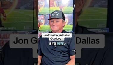 😅Jon Gruden on Dallas Cowboys… #shorts