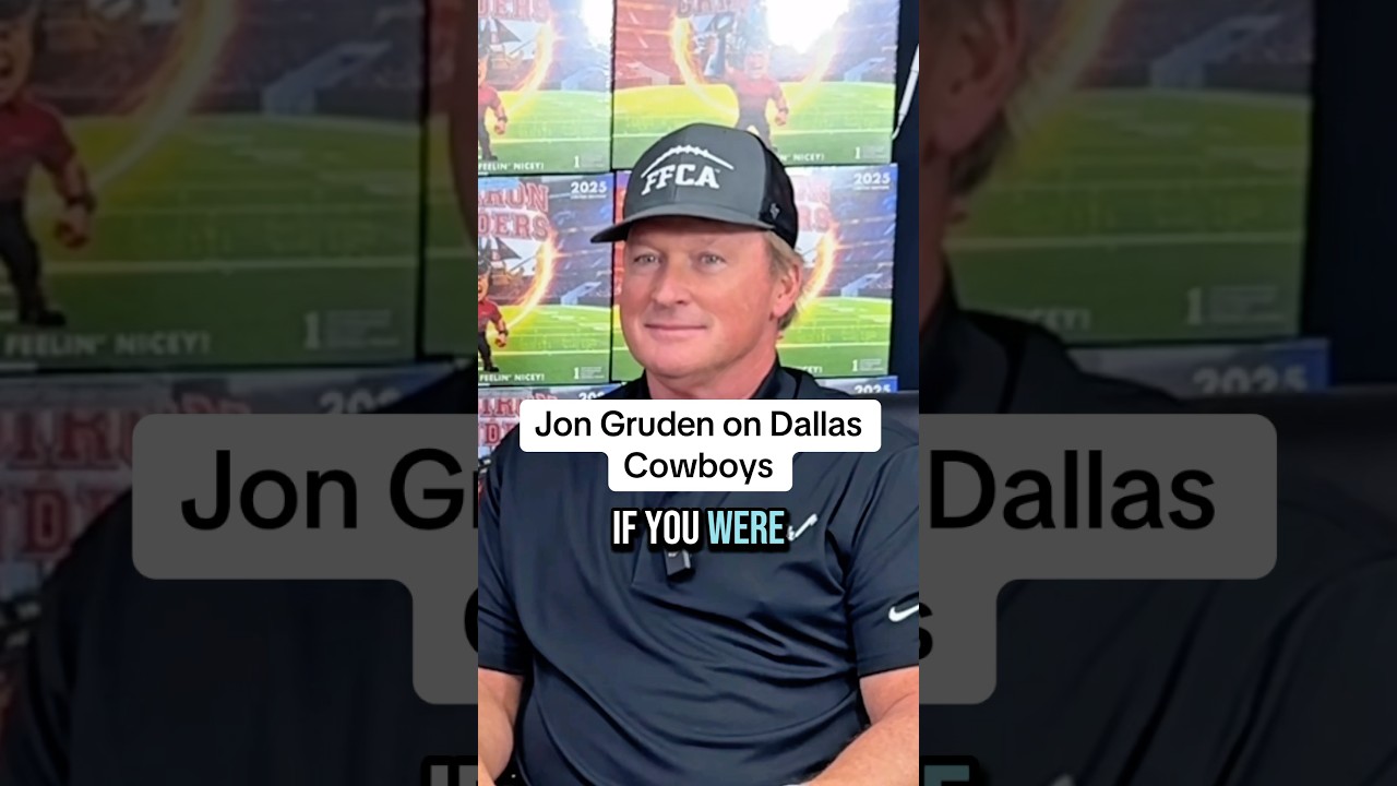 😅Jon Gruden on Dallas Cowboys… #shorts