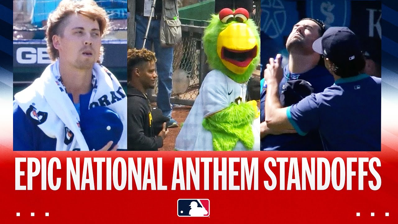 ULTIMATE MLB National Anthem standoff compilation! (Ft. Pirate Parrot, Joe Kelly, Robbie Ray & MORE)