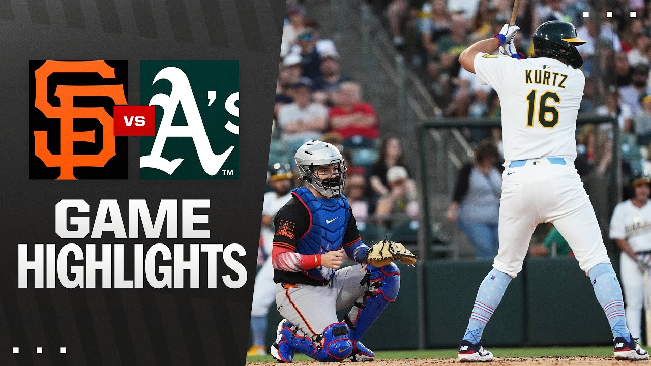 Giants vs. A's Game Highlights (7/4/25) | MLB Highlights