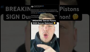 Do you like the signing of Duncan Robinson to the Detroit Pistons? #nba #detroitpistons #basketball
