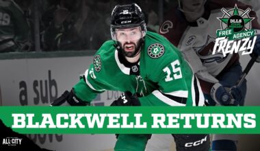 BREAKING: Colin Blackwell Signs 2-Year $1.55M Deal With Stars | DLLS Stars Podcast