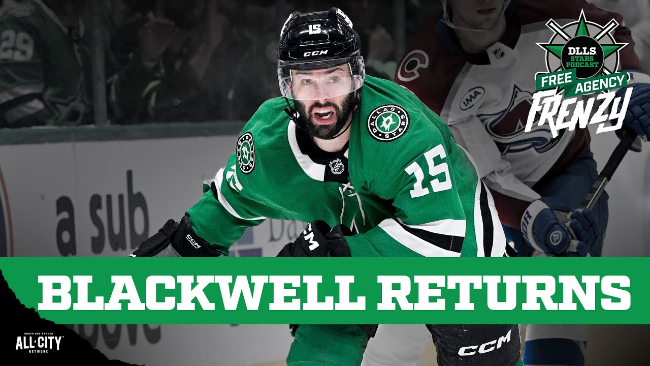 BREAKING: Colin Blackwell Signs 2-Year $1.55M Deal With Stars | DLLS Stars Podcast