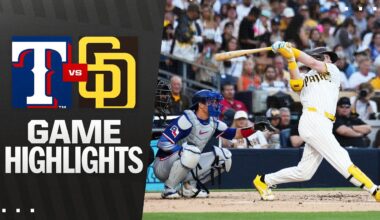Rangers vs. Padres Game Highlights (7/5/25) | MLB Highlights