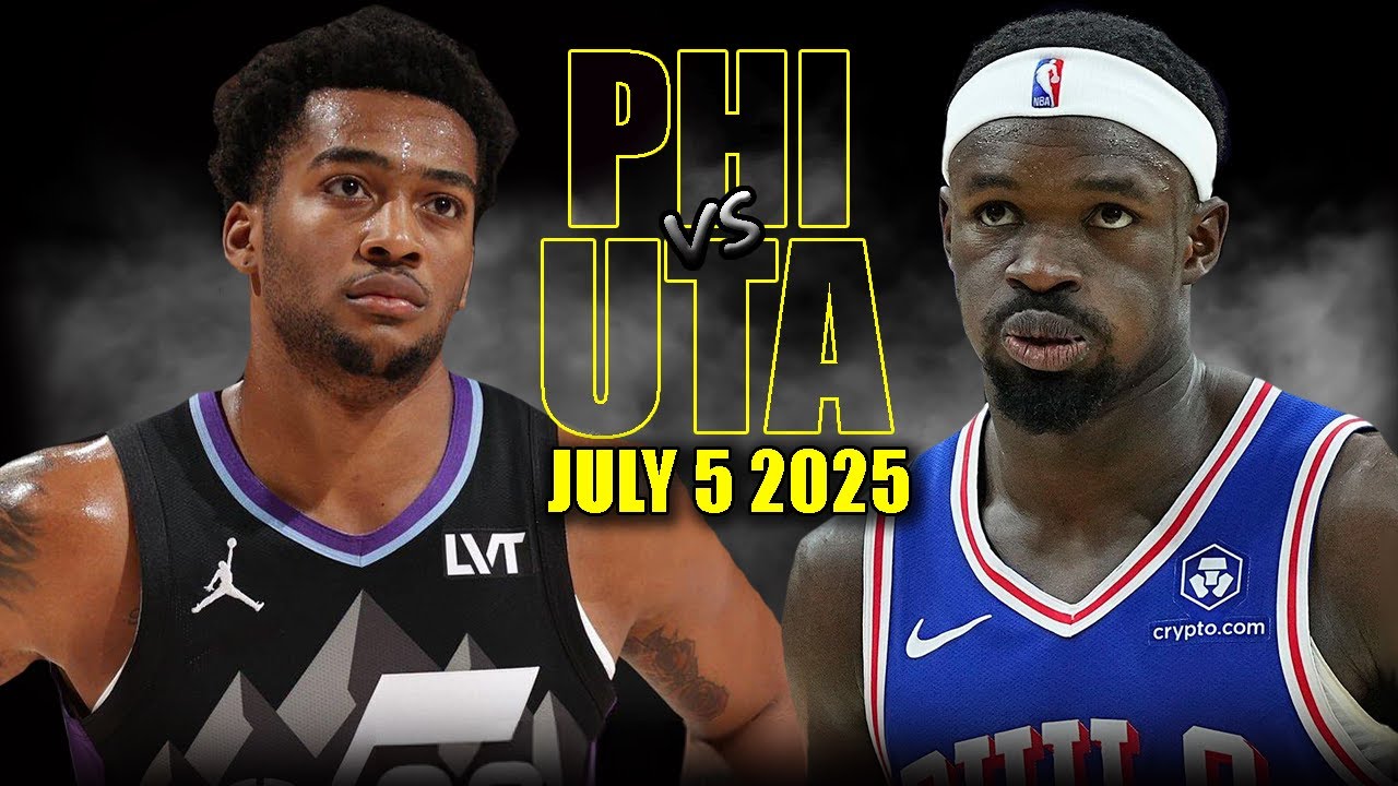 Philadelphia 76ers vs Utah Jazz Full Game Highlights - July 5, 2025 | NBA Summer League California