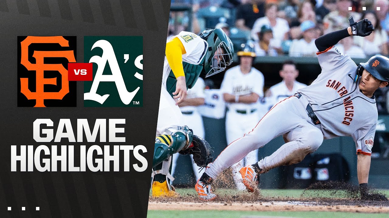 Giants vs. A's Game Highlights (7/5/25) | MLB Highlights