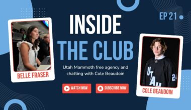 Utah Mammoth free agency and chatting with Cole Beaudoin