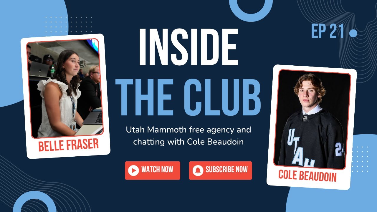 Utah Mammoth free agency and chatting with Cole Beaudoin
