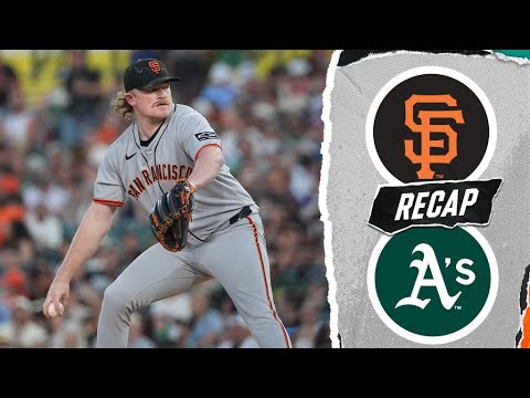 Giants vs. A's Game Highlights (7/5/25) | MLB Highlights