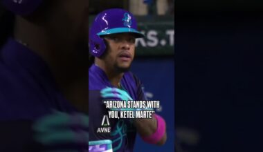 Arizona showing love to Ketel Marte ❤️ #mlb baseball #ketelmarte #arizona