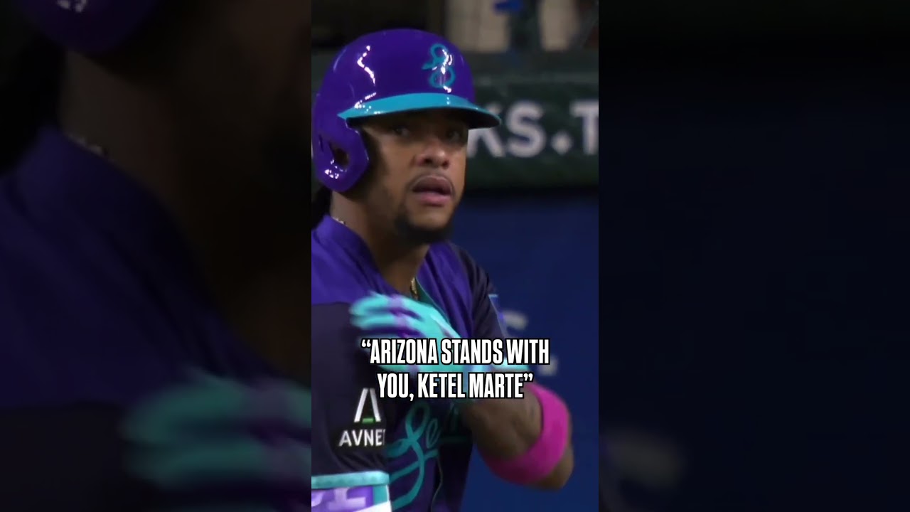Arizona showing love to Ketel Marte ❤️ #mlb baseball #ketelmarte #arizona