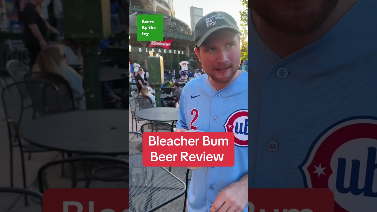 Bleacher Bum Beer Review #cubs #wrigleyfield #chicago #chicagotravel #chicagocubs @Cubs