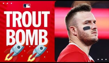 GO FISH! Mike Trout blasts his 14th homer of the year!