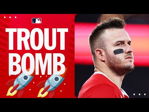 GO FISH! Mike Trout blasts his 14th homer of the year!