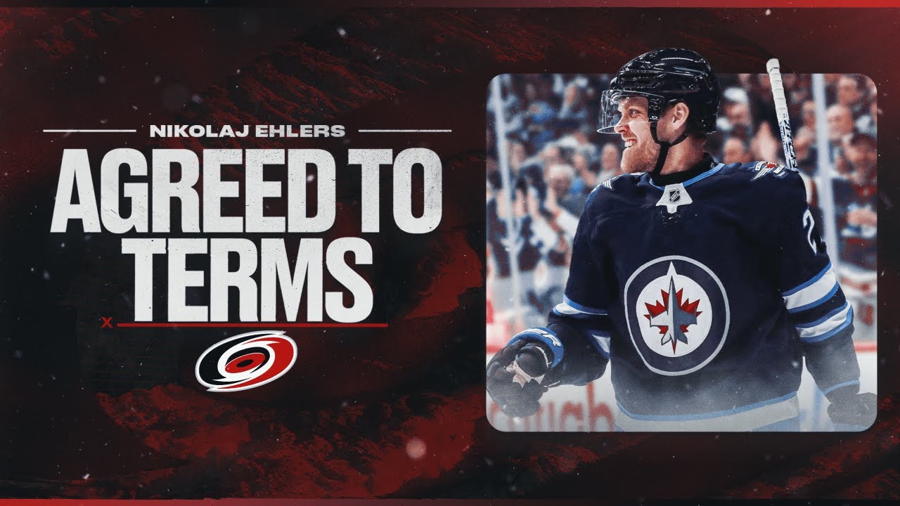 Nikolaj Ehlers Signs 6-Year Contract with Carolina Hurricanes | NHL Free Agency News 2023
