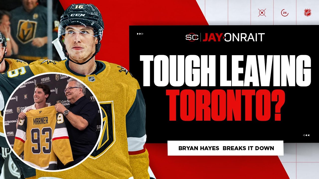 Are you buying that it was tough for Marner to leave Toronto?