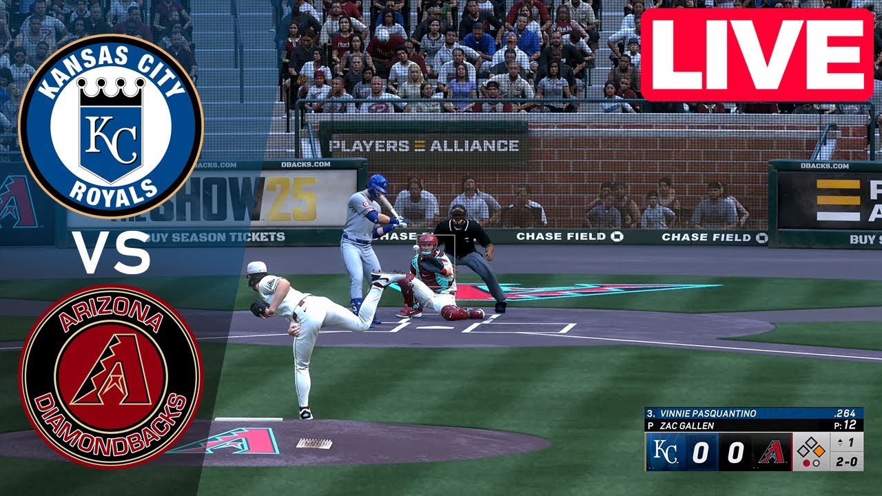 MLB LIVE🔴 Arizona Diamondbacks vs Kansas City Royals - Jul 6, 2025 | Full Game MLB 2025 EN VIVO
