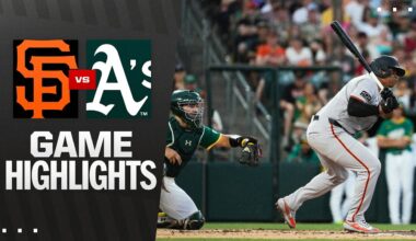 Giants vs. A's Game Highlights (7/6/25) | MLB Highlights