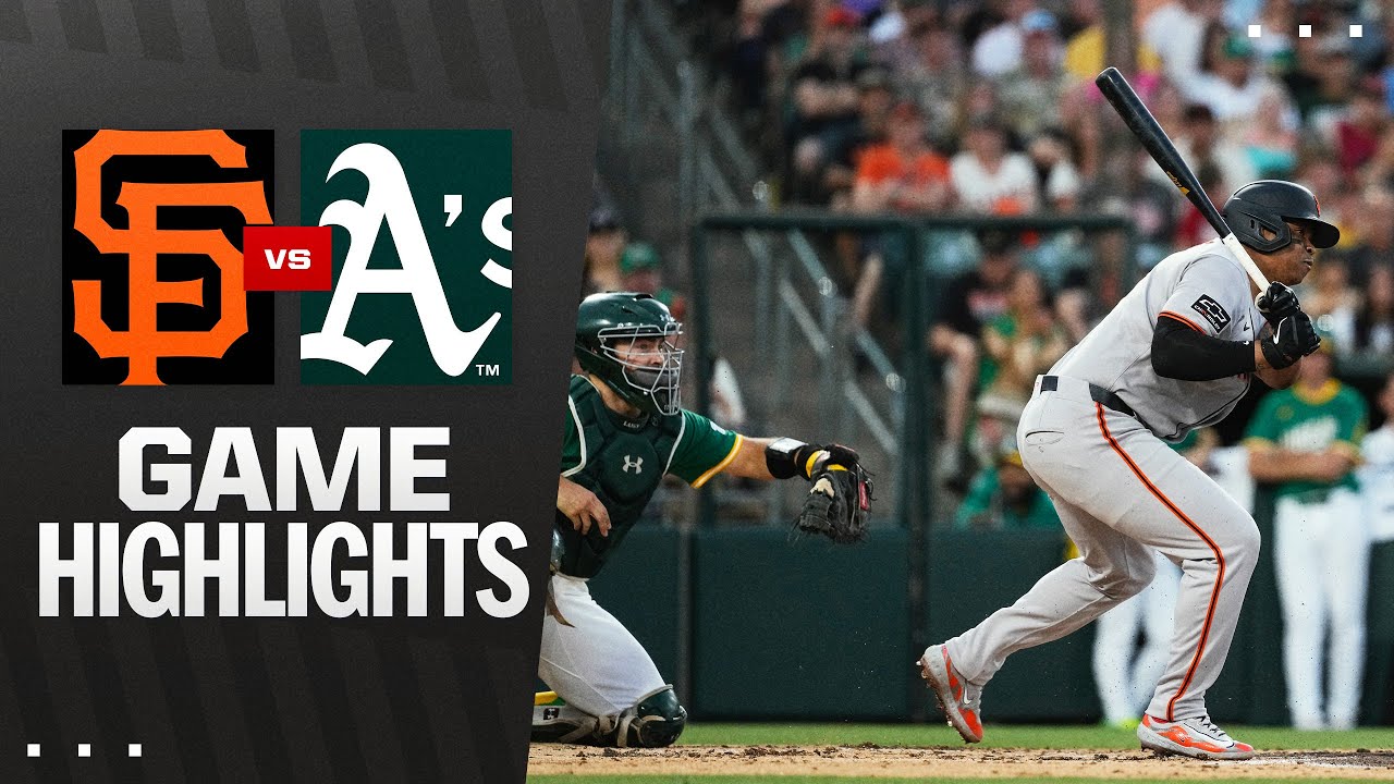 Giants vs. A's Game Highlights (7/6/25) | MLB Highlights