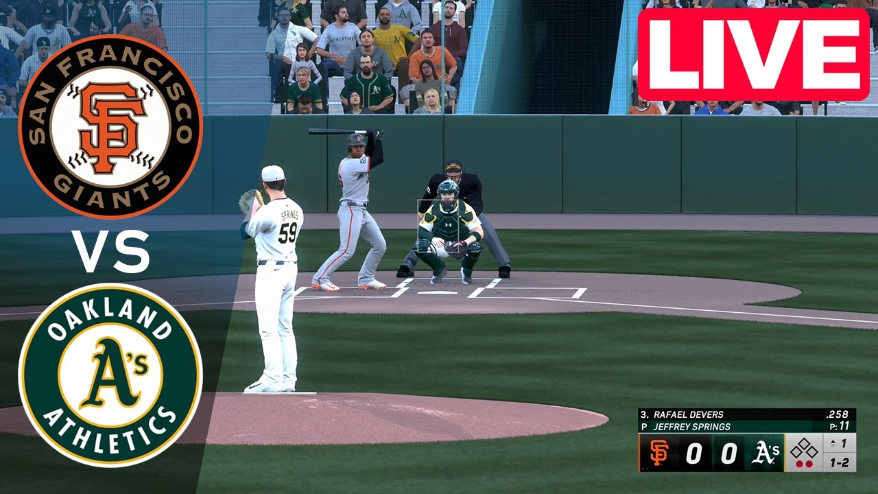 MLB LIVE🔴 San Francisco Giants vs Oakland Athletics - Jul 6, 2025 | Full Game MLB 2025 EN VIVO