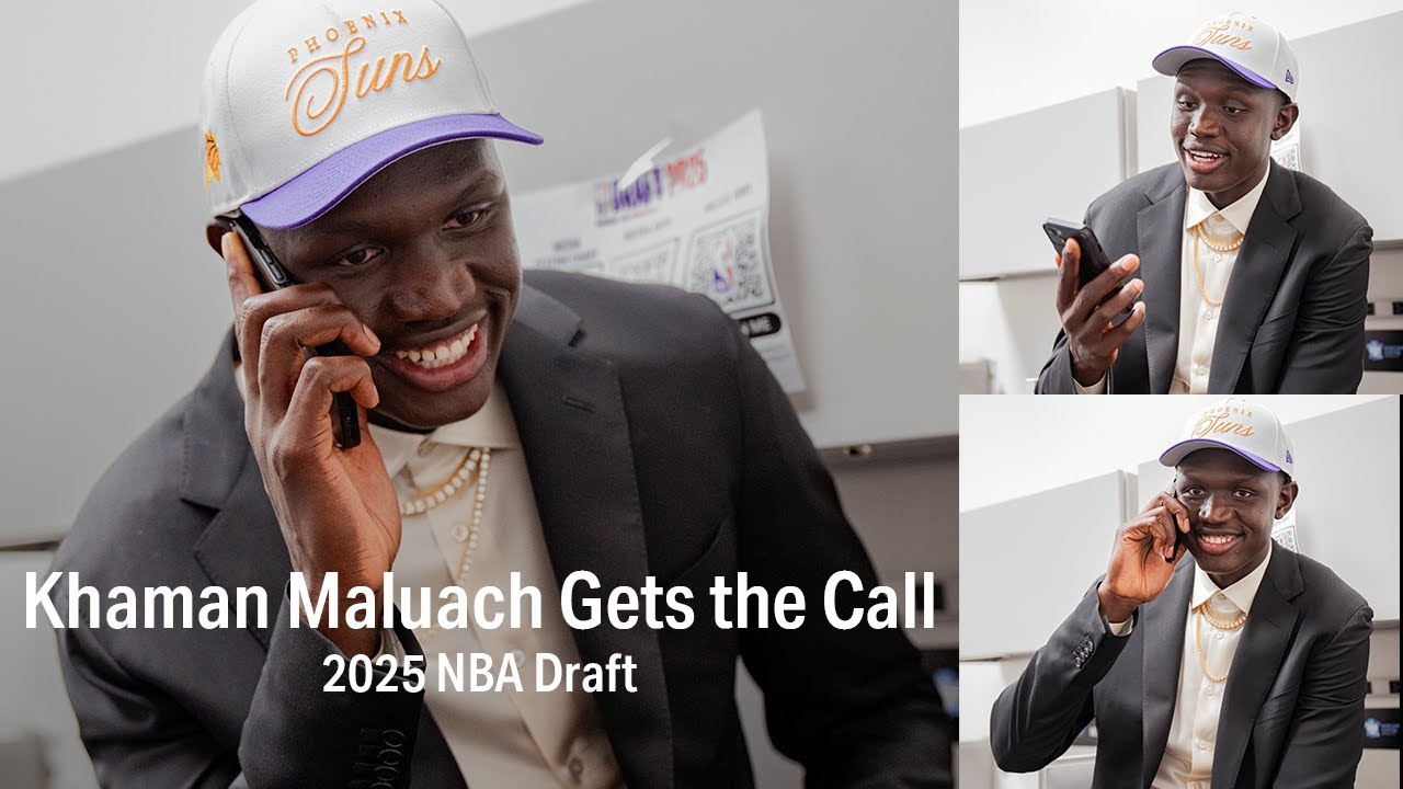 Behind the Scenes: Khaman Maluach's NBA Draft Night Phone Call | Phoenix Suns