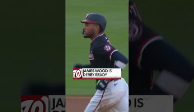 A sneak peak into #JamesWood in the Derby 👀 #MLB #WashingtonNationals
