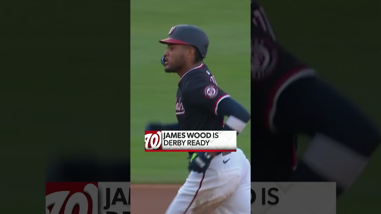 A sneak peak into #JamesWood in the Derby 👀 #MLB #WashingtonNationals