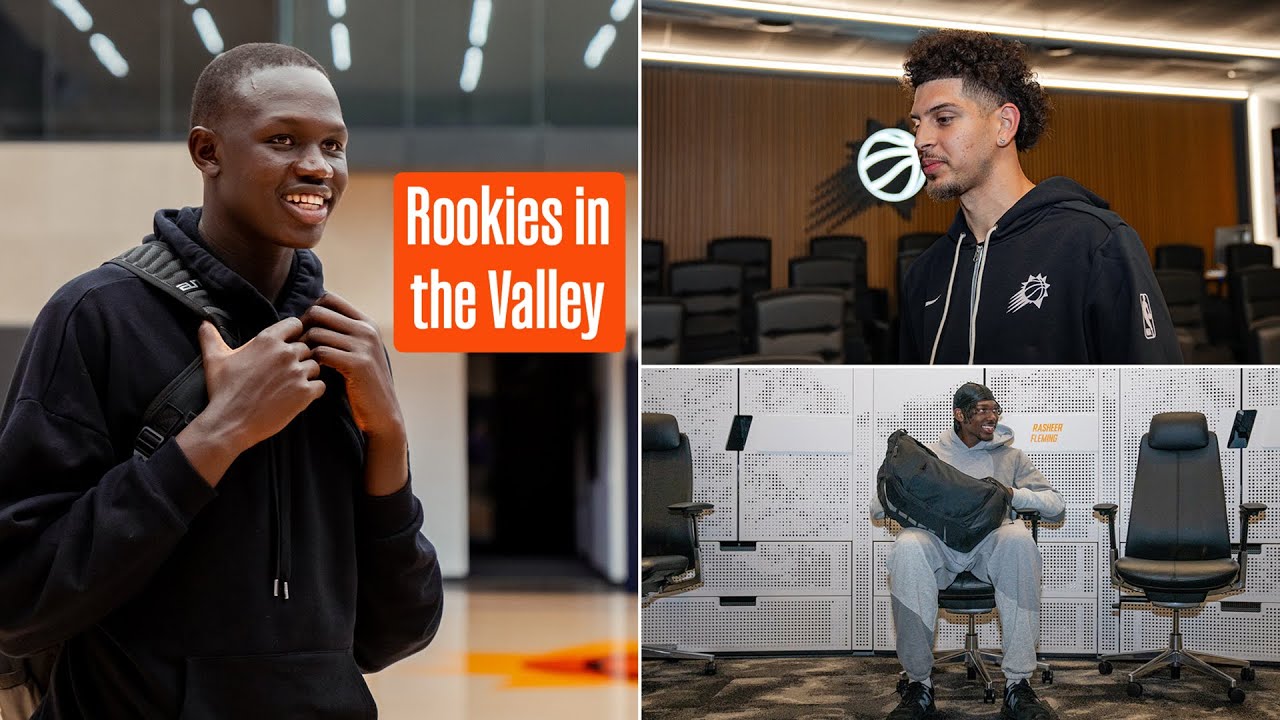 Day 1 in the PHX for the Phoenix Suns Rookies