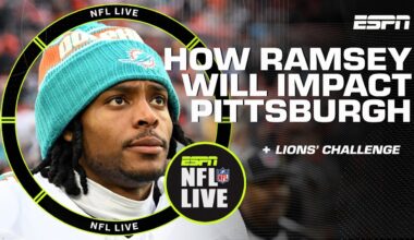 Jalen Ramsey 'BRINGS EVERYTHING' to the table for Pittsburgh + Lions' biggest challenge | NFL Live